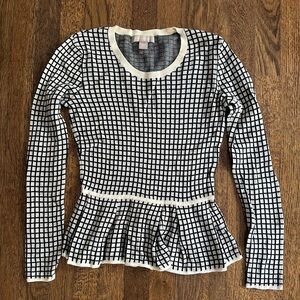 Banana Republic peplum sweater, PXS worn in excellent condition